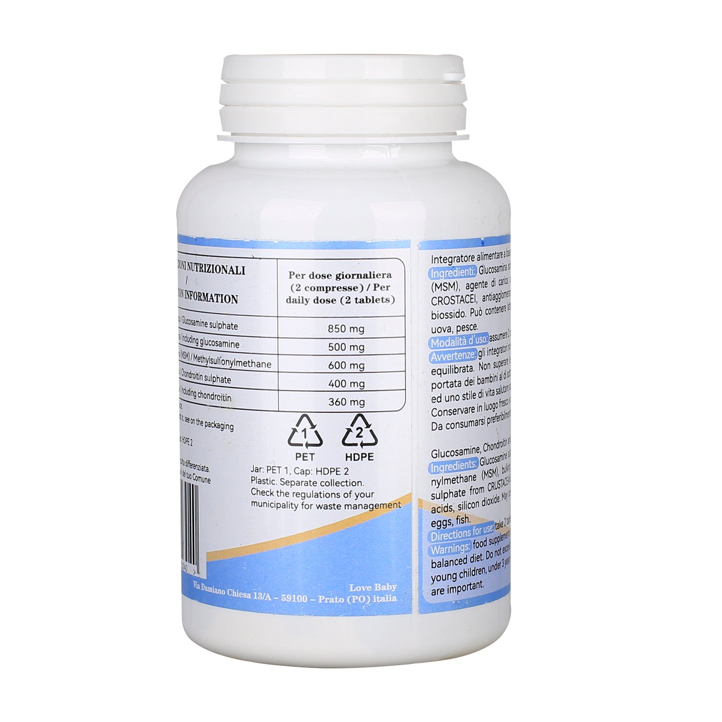 fiorife glucosamina Condroitina msm 90compresse