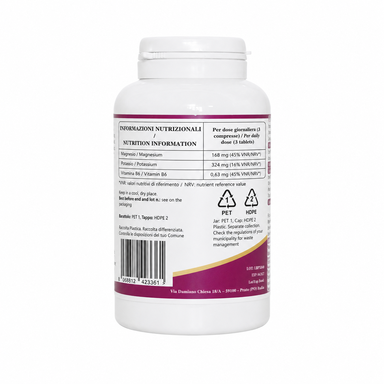 fiorife magnesio potassio 30compresse