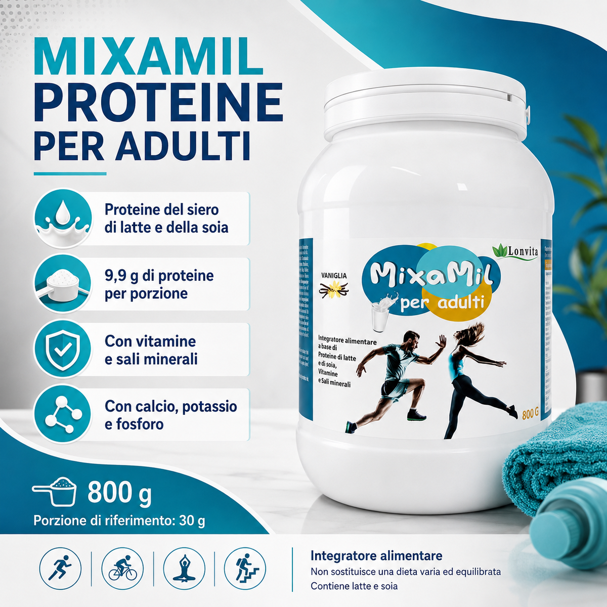 Mixamil Proteine per Adulti - composizione
