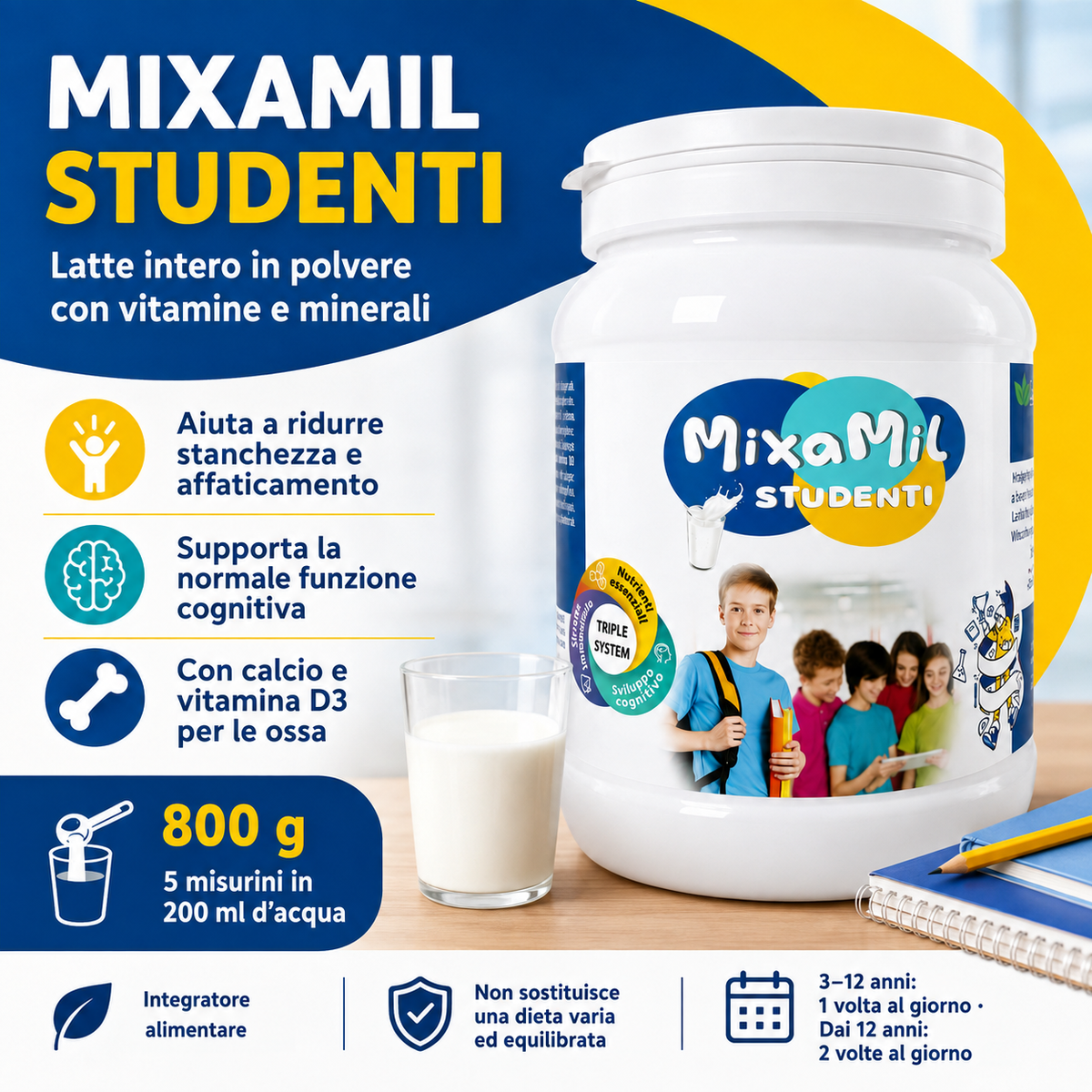 Mixamil Studenti - caratteristiche e modo d'uso